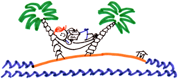 Nur ich auf meiner Insel